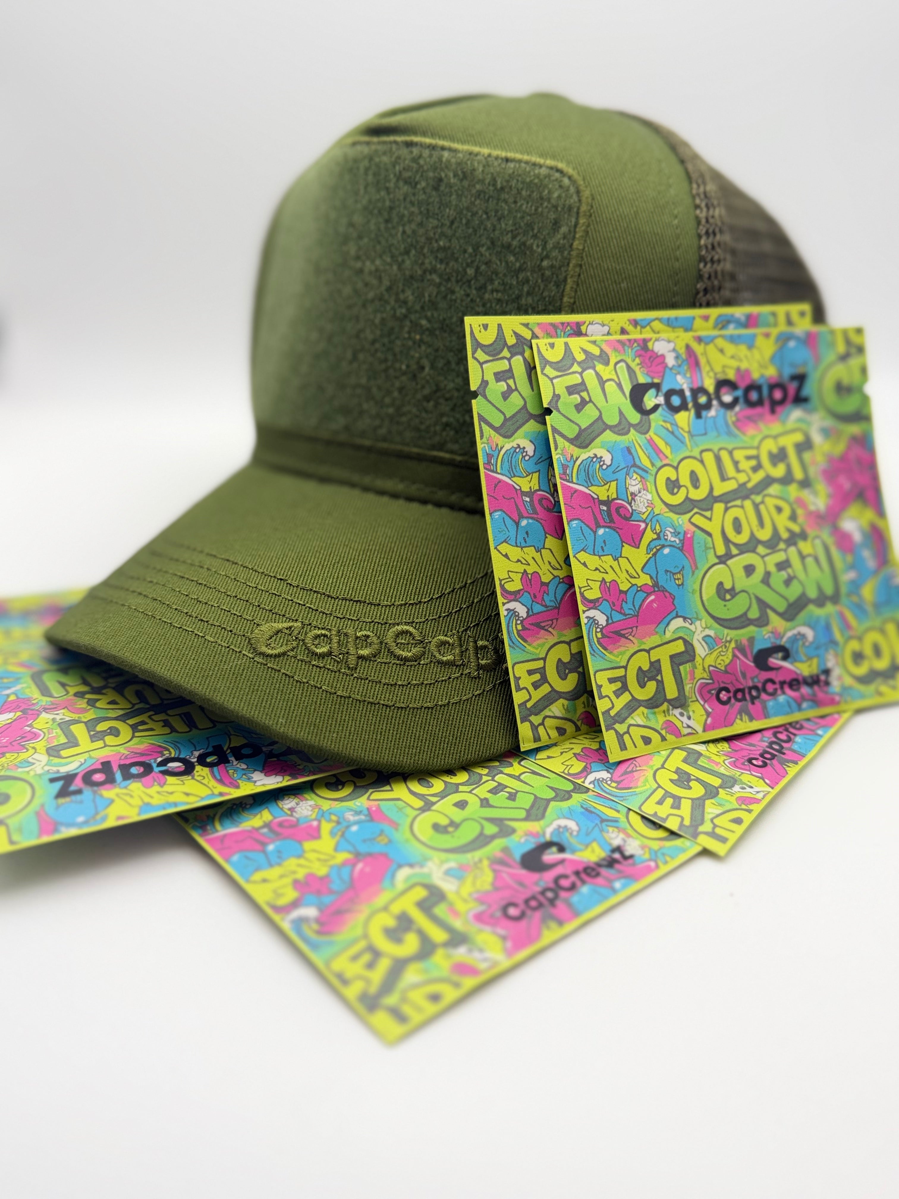 CapCapz Trucker Cap Bundle – Bush + 6 Mystery Patches
